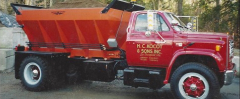 Henry C. Kocot and Sons, Inc salting truck